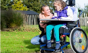 Disabled Child Wheelchair Image